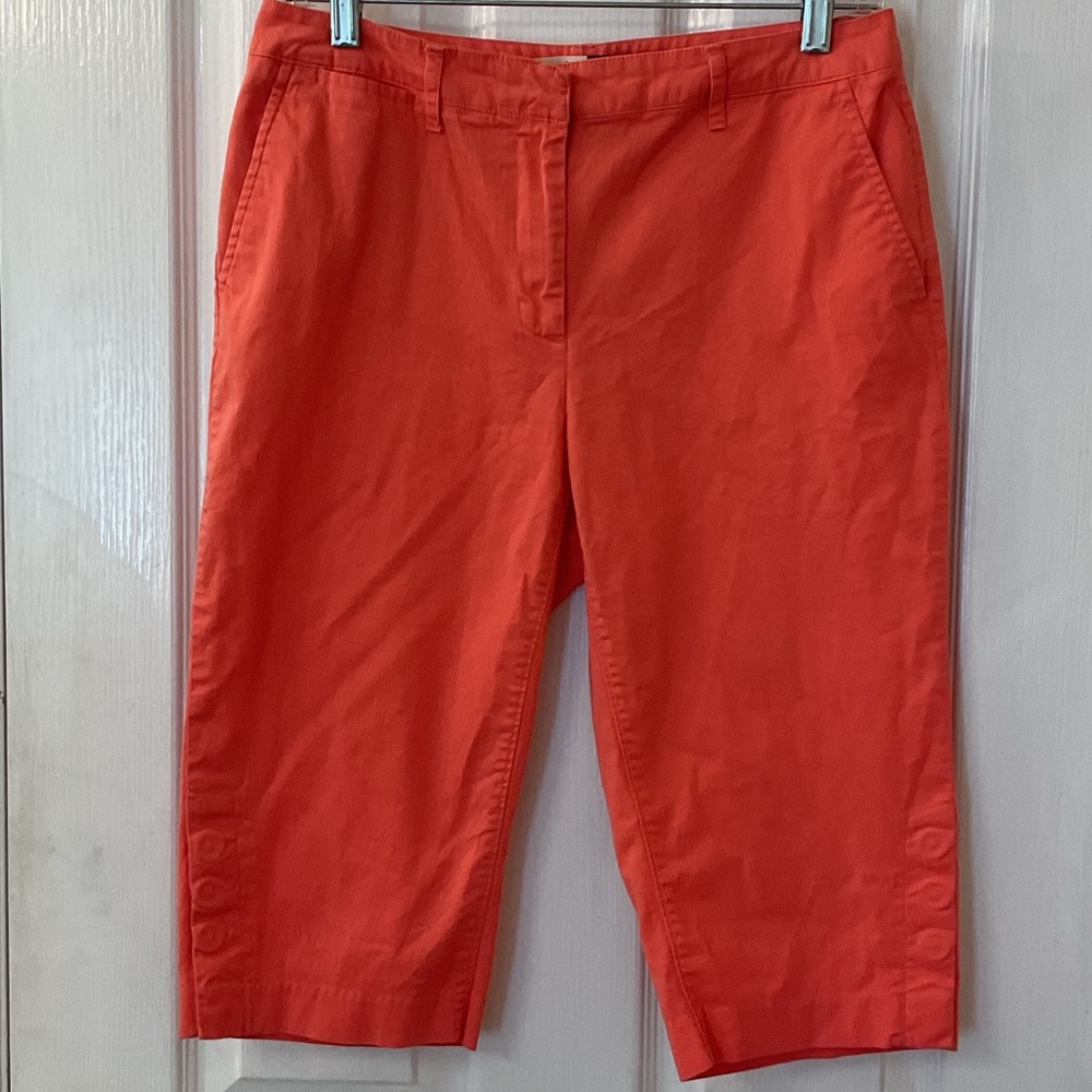 Coral Capri Pants